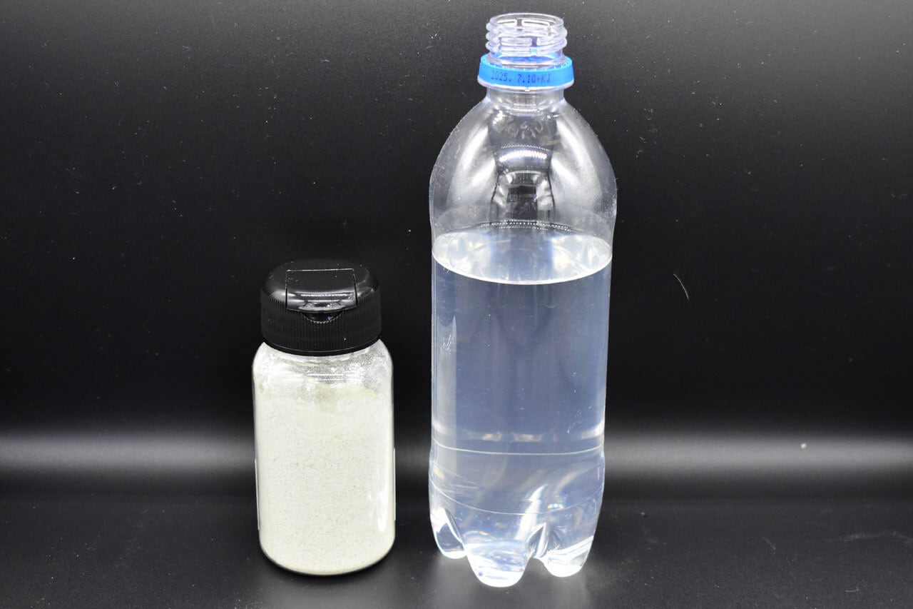 SpringTailsトビムシフードの大きさ