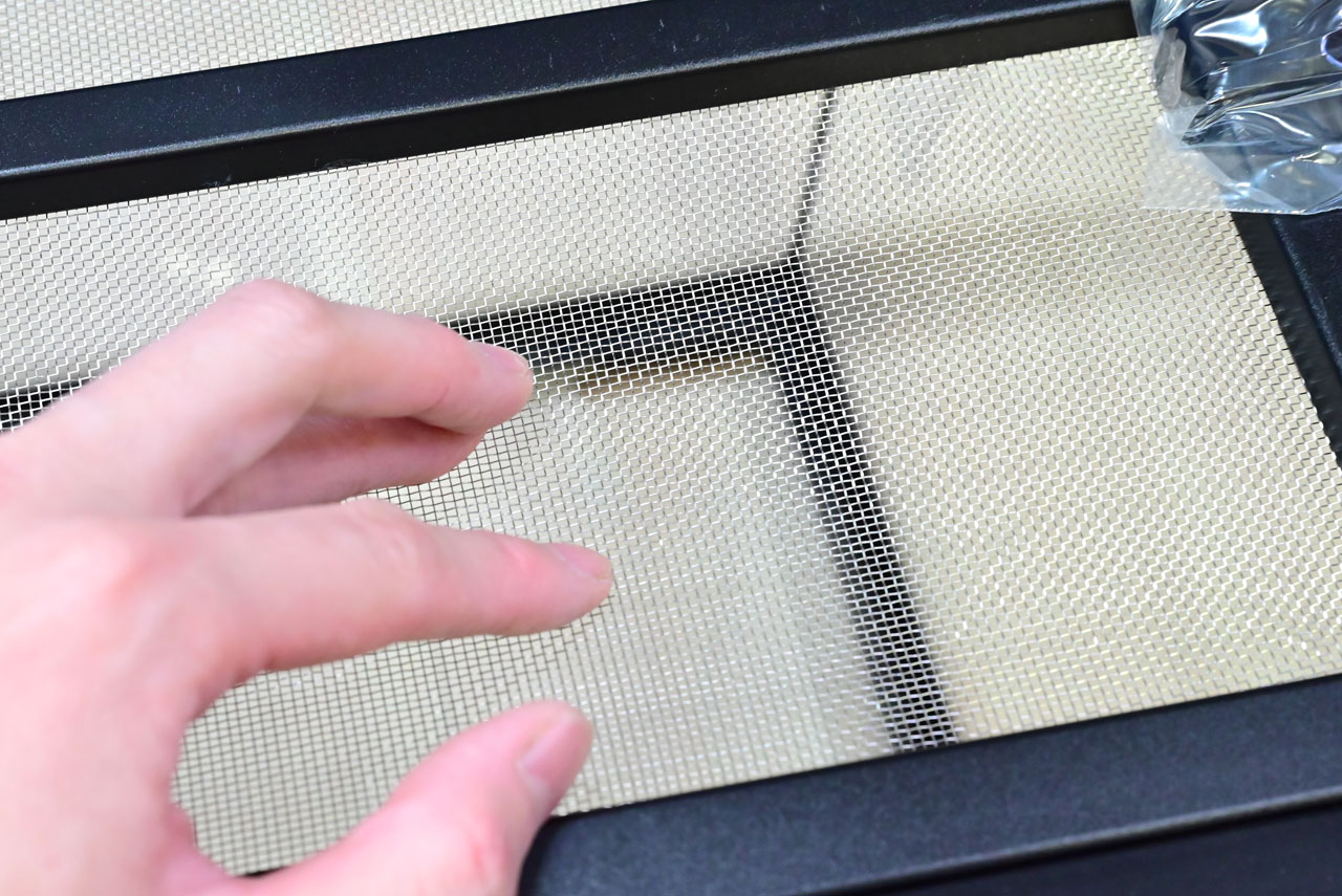 グラステラリウムPROの上部フタのメッシュ
