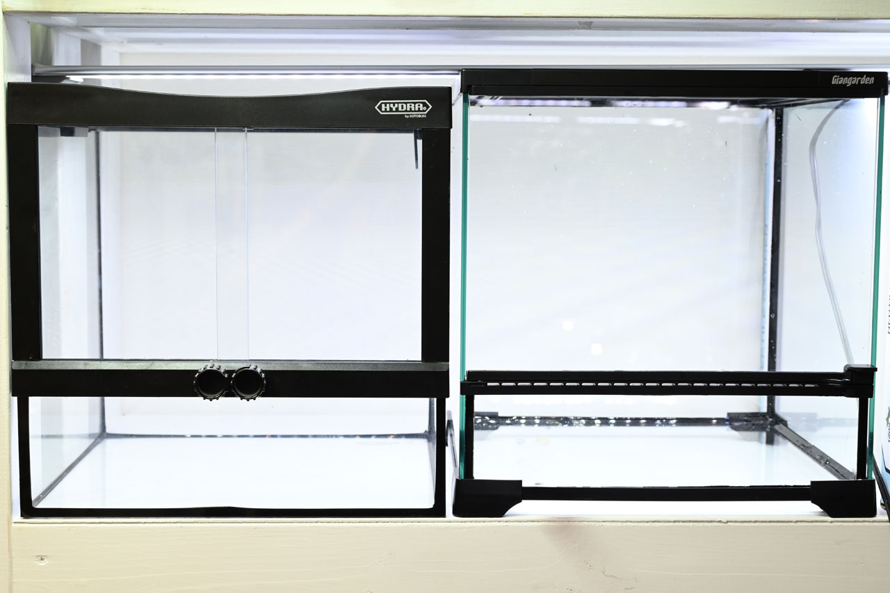 ヒュドラケース3133とレプタイルガーデン3032との比較